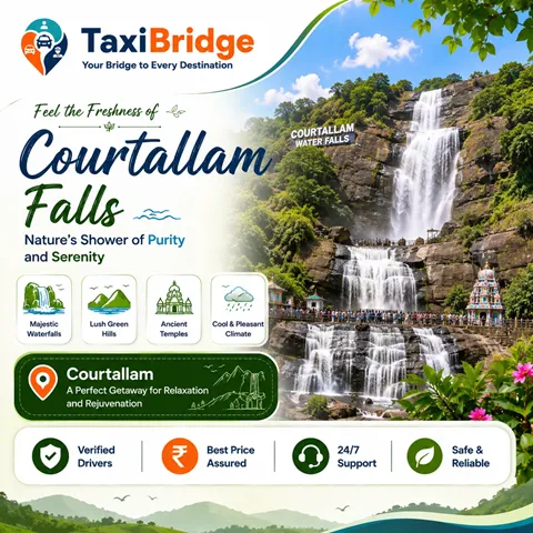 Courtallam Falls taxi service